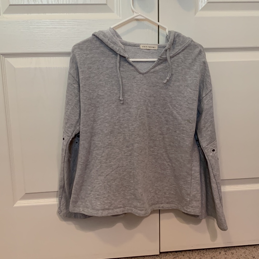 Top sweatshirt with flare sleeve size(XS/S)